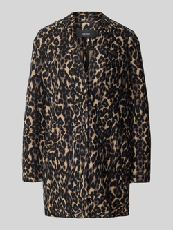 Vero Moda Straight fit lange jas met opstaande kraag model 'BRUSHEDKATRINELEO'