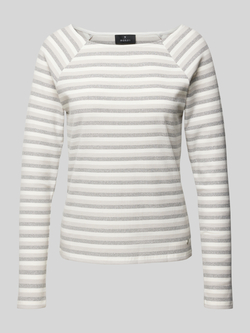 Monari Shirt met lange mouwen en labeldetail