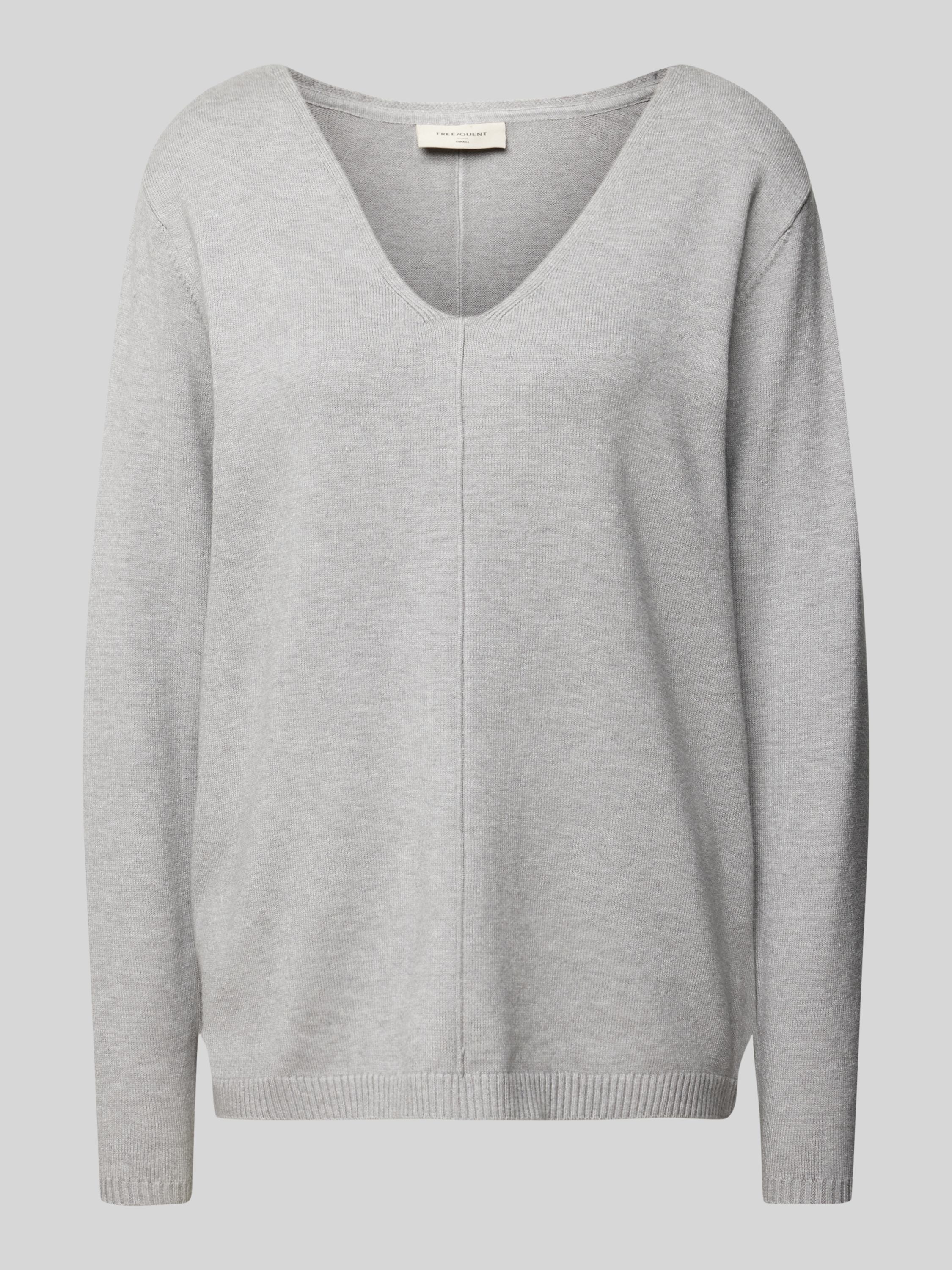 FREE QUENT Gebreide pullover met V-hals model 'Claura'