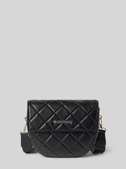 Valentino by Mario Valentino Zwarte Schoudertas met Ritssluiting Black Dames