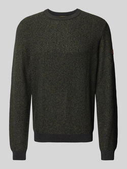 Camel active Katoenmix Gebreide Trui Green Heren