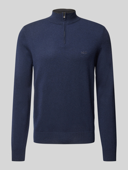 Boss Gebreide pullover met opstaande kraag model 'Emarlo'