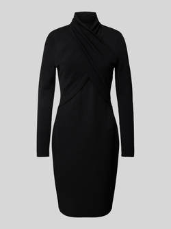 Marc Cain Gebreide Jurk 'Rethink Together' Black Dames