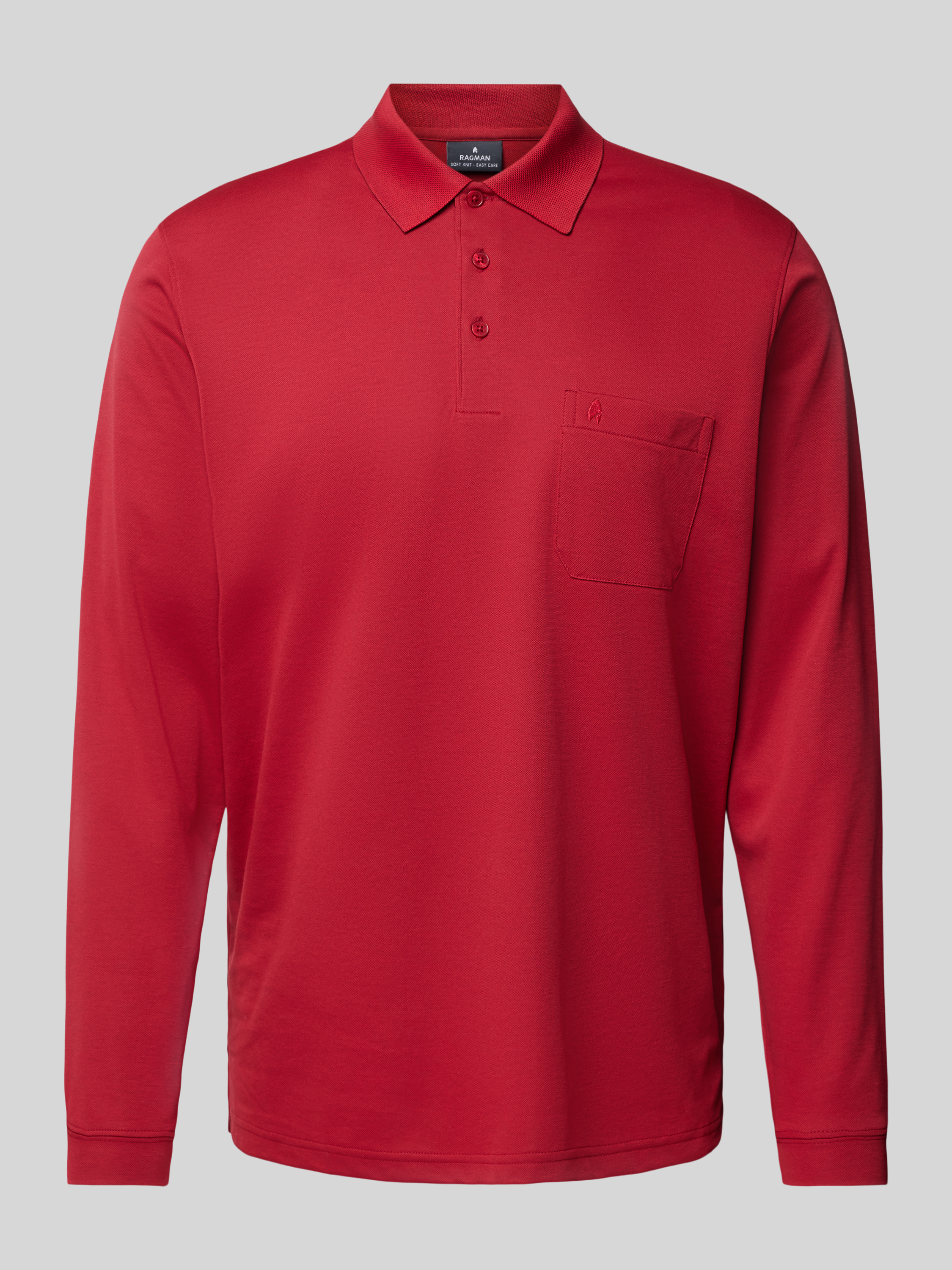 RAGMAN Regular fit poloshirt met borstzak