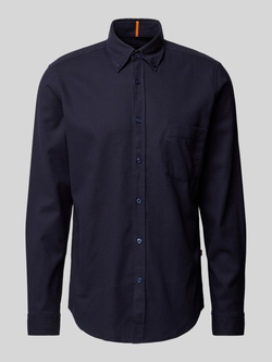 Boss Orange Regular fit vrijetijdsoverhemd met button-downkraag model 'Rickert