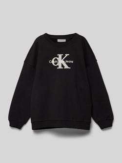 Calvin Klein Jeans Oversized sweatshirt met labelprint model 'TEDDY'