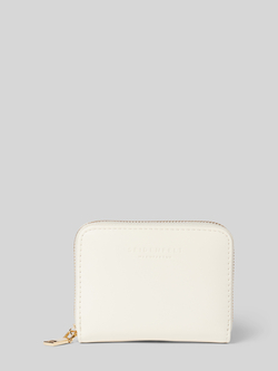 Seidenfelt Portemonnee met label in reliëf model 'YLVA'