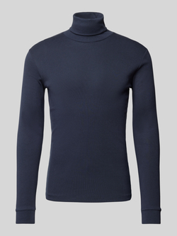 Marc O'Polo Regular fit turtleneck met mouwboordjes