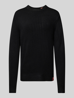 SCOTCH & SODA Heren Truien & Vesten Soft Knit Regular Fit Sweater Zwart