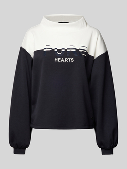 Monari Sweatshirt met opstaande kraag