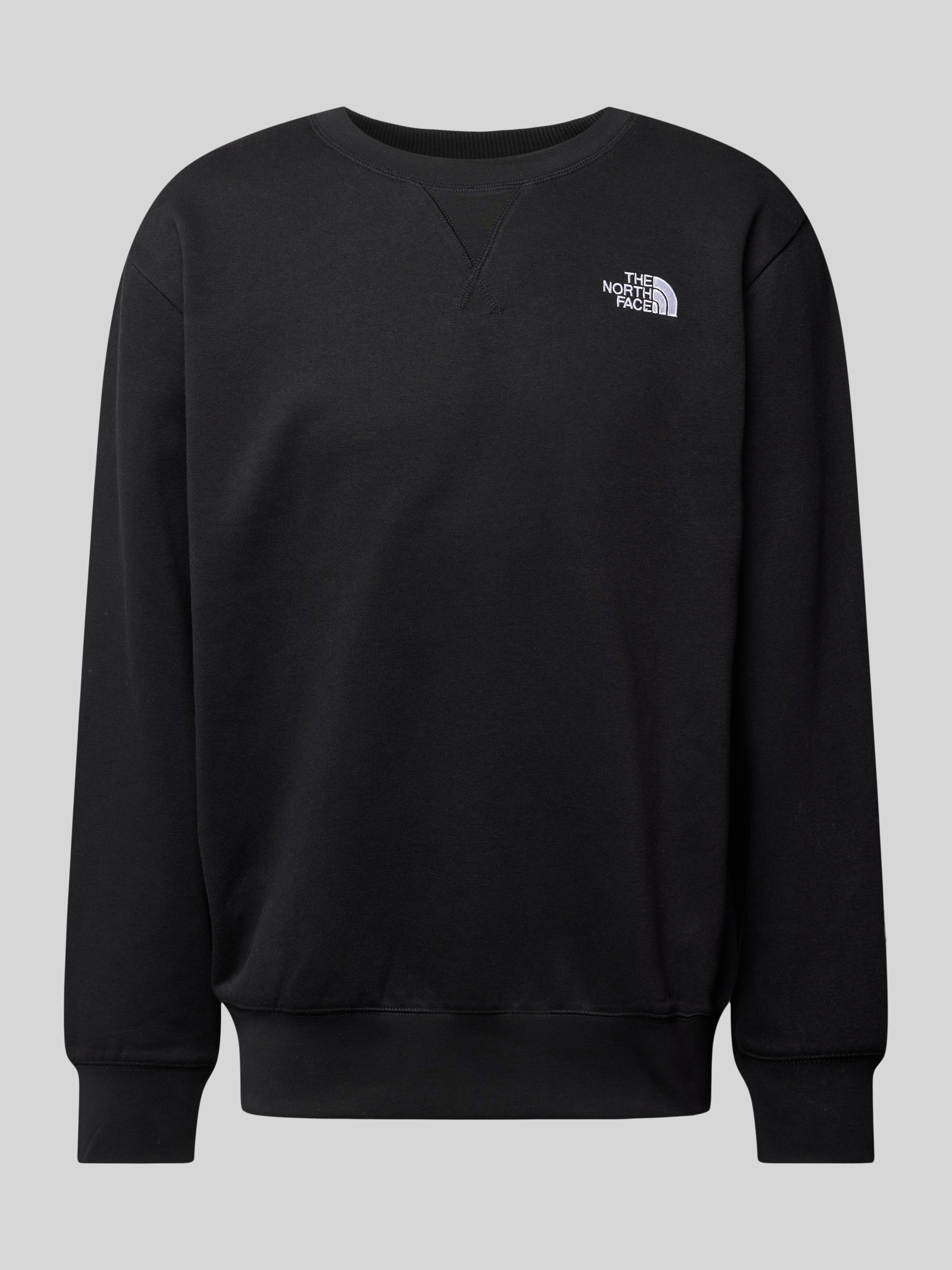 The North Face Zwarte Crewneck Sweater Axys Herfst Winter Black Heren