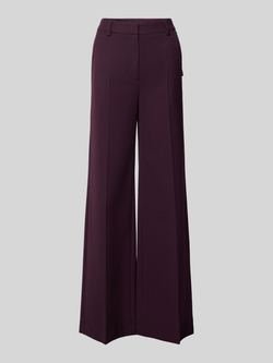 LUISA CERANO Wide leg stoffen broek met persplooien