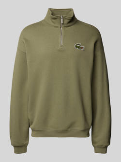 Lacoste Heren Katoen Khaki Sweatshirt Green Heren