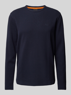Boss Orange Regular fit shirt met lange mouwen en labelstitching model 'TEMPESTO'