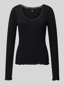 Only Top met lange mouwen en ronde hals model 'XENA'