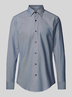 Boss Slim fit zakelijk overhemd met kentkraag model 'Hank'