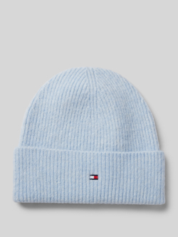 Tommy Hilfiger Gebreide muts met logodetail model 'ESSENTIAL FLAG FUZZY'