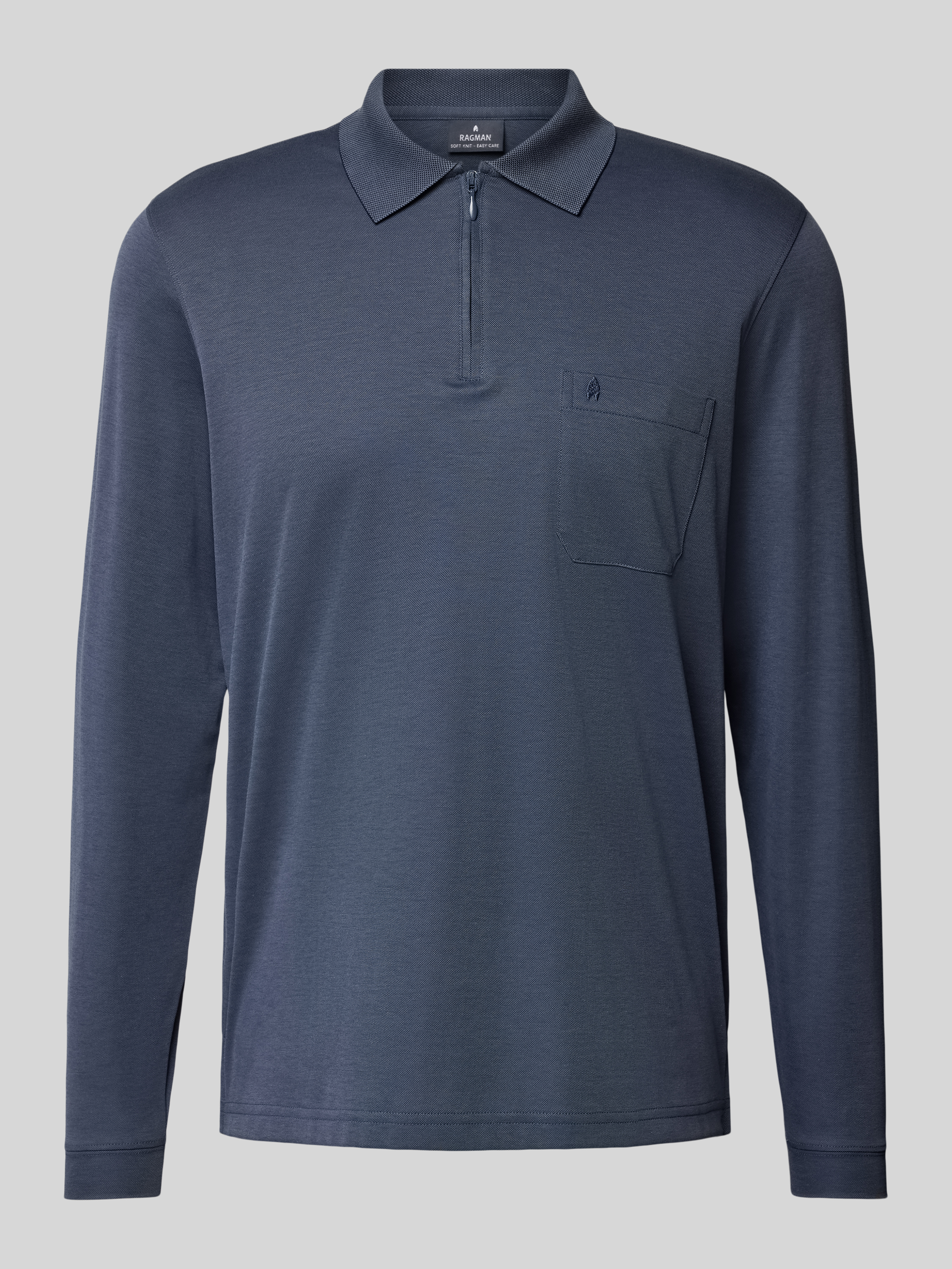 RAGMAN Regular fit poloshirt met borstzak