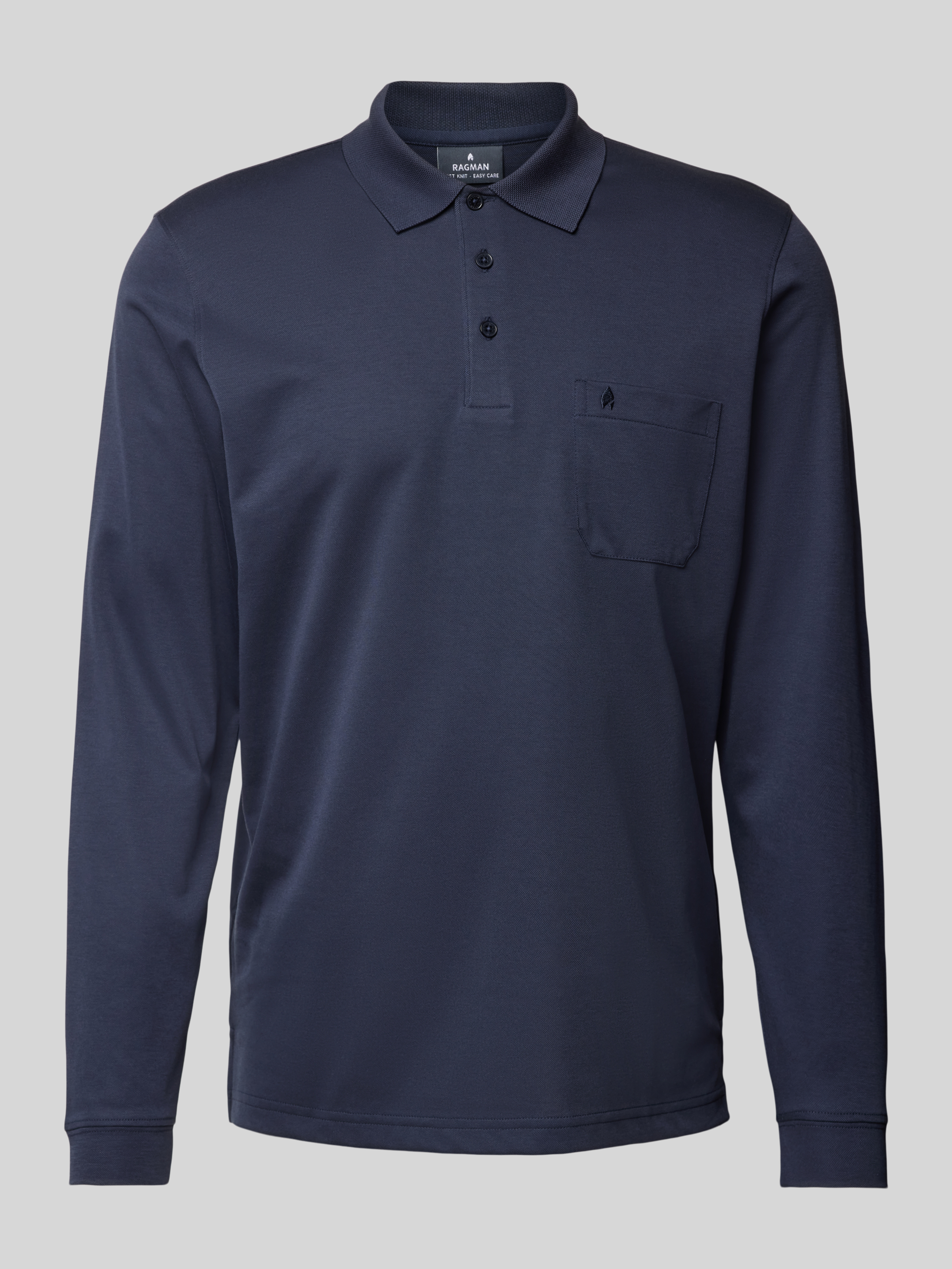 RAGMAN Regular fit poloshirt met borstzak