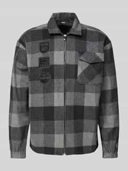 Balr. Regular fit overhemdjack met ritssluiting