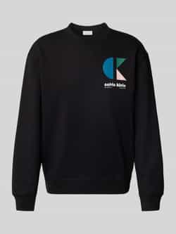 CALVIN KLEIN Heren Truien & Vesten Ls E 350trry Ck Bhs Zwart