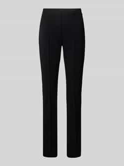 Marc Cain Stoffen broek met labeldetail