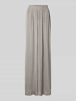 Kaffe Wide leg stoffen broek met platte plooien model 'allie'