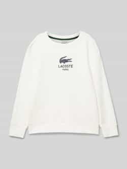 Lacoste Sweatshirt met labelprint