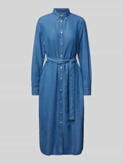 Gant Jeansjurk met button-downkraag.