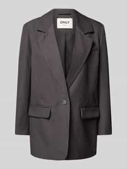 Only Relaxed fit lange blazer met viscose model 'HATTIE-LANA'