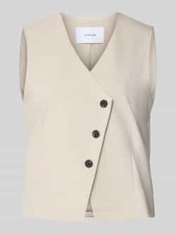 Opus Gilet met asymmetrische knoopsluiting model 'Warfa'