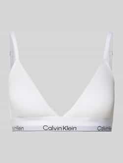 Calvin Klein Underwear Triangelbeha met logo in band en spaghettibandjes