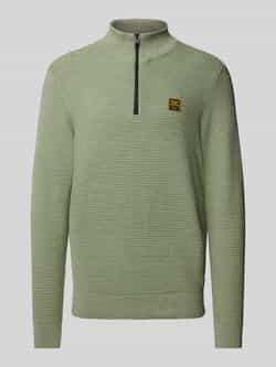 PME Legend Gebreide pullover met labeldetail