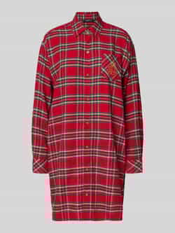Lauren Ralph Lauren Nachthemd met labelstitching