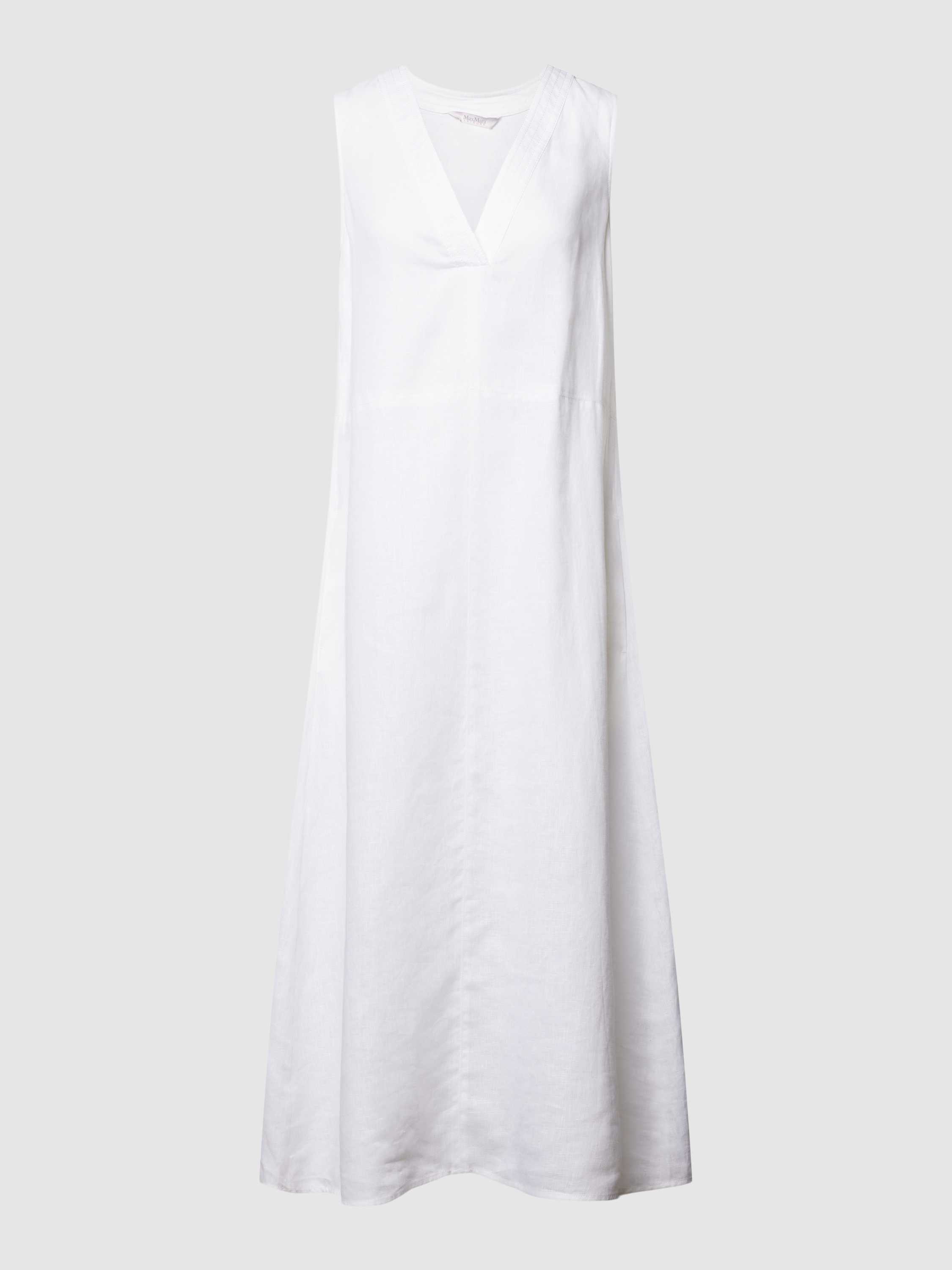 MaxMara Leisure Midi-jurk van linnen model 'SOFOCLE'