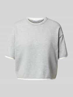 Opus Gebreid shirt met viscose en ronde hals