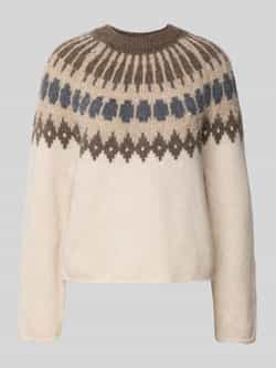 Marc O'Polo Regular fit gebreide pullover van wolmix