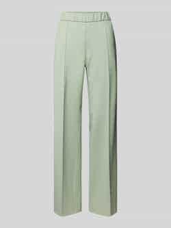 BRAX Wide leg stoffen broek met vaste persplooien model 'Style.Maine'