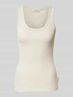 Marc O'Polo Slim fit tanktop van katoenmix