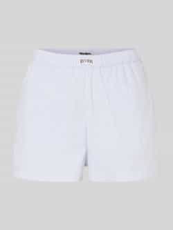 Review Korte broek met labeldetail