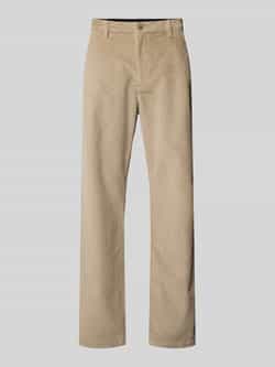 Calvin Klein Jeans Straight fit corduroy broek met steekzakken