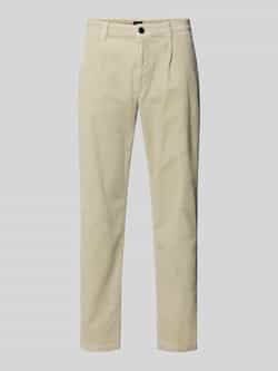 Boss Orange Tapered corduroy broek van katoenmix model