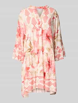 ZABAIONE Mini-jurk van viscose in laagjeslook