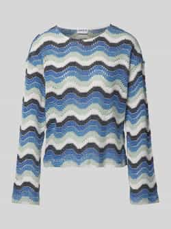 Jake*s Casual Gebreide pullover met ajourpatroon