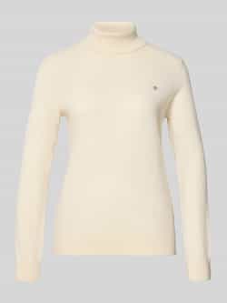 Gant Regular fit coltrui van wolmix model 'Extrafine'