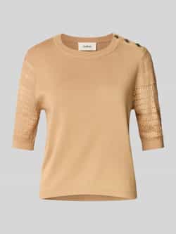Bash Gebreide pullover met 3 4-mouwen