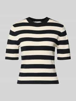 GUIDO MARIA KRETSCHMER WOMAN Gebreid shirt van viscosemix met ronde hals