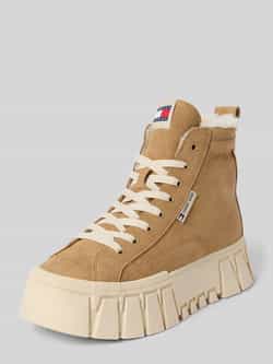 Tommy Jeans Veterlaarzen van echt suède model 'VULC'