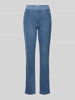 Raphaela By Brax Slim fit jeans met elastische band model 'Pamina Fun'