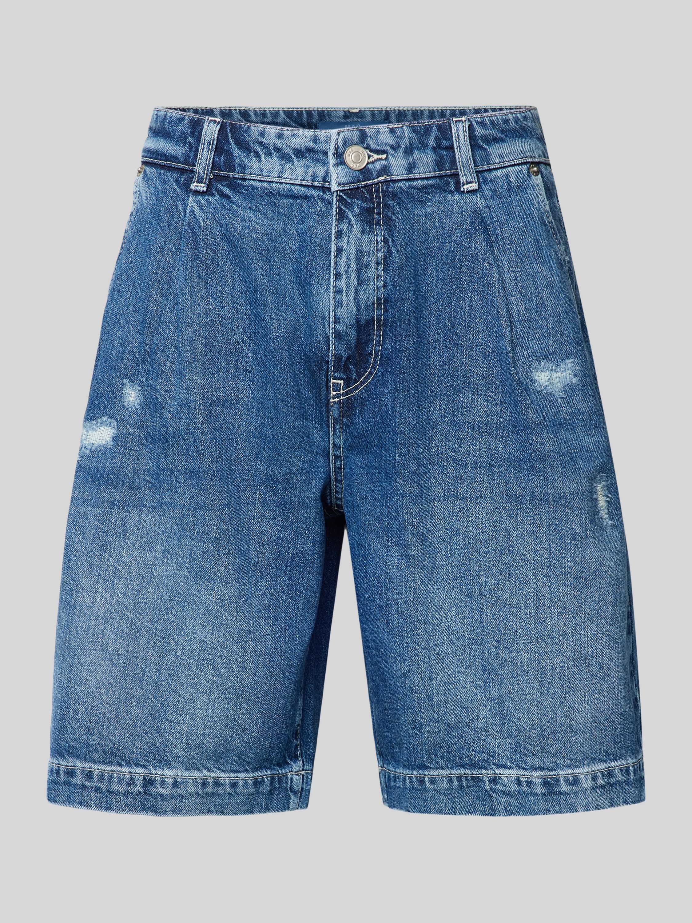 MAC Korte regular fit jeans in used-look